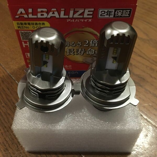 POLARG ALBALIZE LEDバルブ JA284 6700K H4タイプ