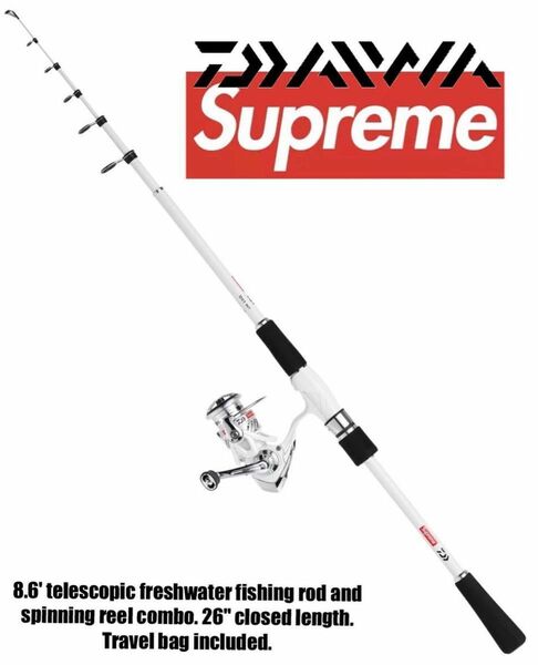 Supreme/Daiwa DV1 Fishing Rod and Reel 完売品