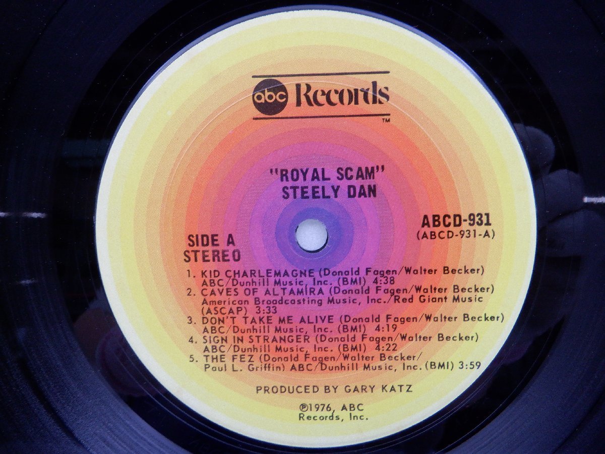 US盤】Steely Dan(スティーリー・ダン)「The Royal Scam」LP(12インチ