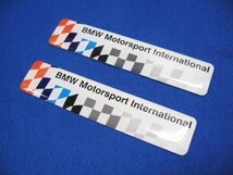 ●BMW Motorsportエンブレム/モータースポーツ/サイドエンブレム/アクセサリーエンブレム/Mスポーツ/X1/X5/X6/M1/M2/M3/M4/M5/M6/i8/i3/Z4/_画像1