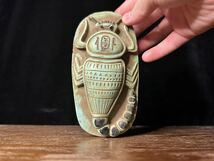 【猛毒の守護者！？】古代エジプト スコーピオン像 考古学 副葬品 出土品 象形文字 シルクロード ローマンガラス エジプト展 ガンダーラ_画像1