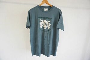 【即決】Back Channel バックチャンネル メンズ 半袖Tシャツ タグ付き 刺繍 プリント グリーン系 サイズ:L 日本製 【771575】