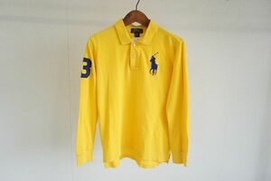 [ prompt decision ]POLO RALPH LAUREN Polo Ralph Lauren polo-shirt with long sleeves te Caro go yellow color series size :MI150/76 [828860]
