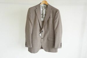 【即決】HACKETT LONDON FOX AIR ハケットロンドン メンズ ジャケット テーラード シングル2B 茶系 日本製 【828649】