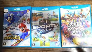 wiiUゲーム 人気三本 スポーツコネクション ソチオリンピック 大乱闘 WiiU 任天堂 Wii