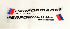  new arrivals limitation 1 BMW PERFORMANCE LIMITED EDITION black series sticker right left set approximately 49.5cm× approximately 5.8cm