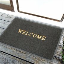 玄関マット【Lサイズ グレー】WELCOME 90×60cm 厚手 ウェルカムマット 丸洗い可 店舗用品 自宅/13_画像6