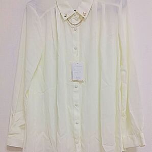 PAGEBOY 【新品・タグ付き】ブラウス 薄手 オフィスカジュアル 秋服