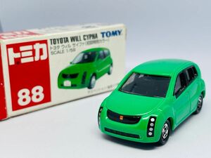 【開封品】トミカ No. 88 トヨタ ウィル サイファ　初回特別カラー