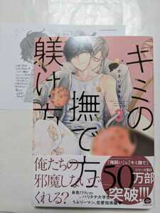 キミの撫で方躾け方　３　出版社ペーパー付　かさいちあき　美品