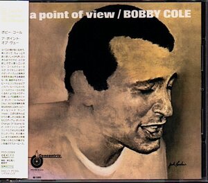 ボビー・コール/BOBBY COLE「ア・ポイント・オブ・ヴュー/A Point Of View」