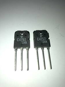 ■Toshiba 2SC4157 NPN transistor 2 pieces (Made in Japan, original)
