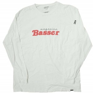 Basser x CAPTAINS HELM バサー キャプテンズヘルム FISHING TEAM L/S TEE フィッシングチーム ロングスリーブTシャツ XL WHITE g11938