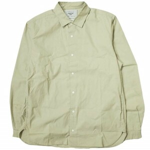 YAECA PARK ヤエカパーク COMFORT SHIRT - STANDARD FIT コットンポプリン コンフォートシャツ 151134 XL SAND BEIGE Steven Alan g11554