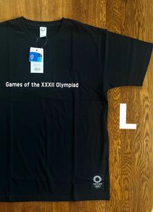 【新品】東京オリンピック TOKYO2020 公式Tシャツ 黒 Lサイズ 定価3300円