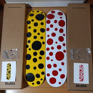 MOMA 草間彌生 スケートボードDOTS Skateboard 2枚セット 試着のみ used超美品