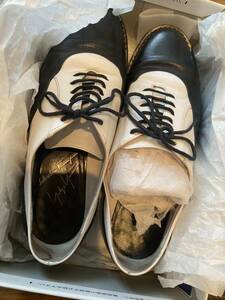  Ferragamo × Yohji Yamamoto ultra rare race up shoes bai color 