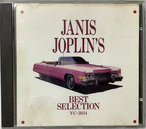 【洋楽CD】 JANIS JOPLIN(ジャニス・ジョプリン) 『JANIS JOPLIN'S BEST SELECTION』◇MOVE OVER 他 VC-3034/CD-16299