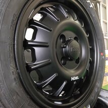 新発売 Noel 軽トラ 軽バン ハイゼット エヴリィ アトレー MUDSTAR WANPAKU MT 155/65R14 14インチ タイヤホイールセット ホワイトレター_画像8