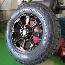 限定1台 特別価格 デリカ D5 RAV4 CX5 エクストレイル タイヤホイールセット TOYO OPENCOUNTRY R/T 235/70R16 新品4本セット_画像8