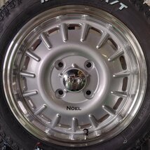 ハスラー タフト デリカミニ ウェイク スペーシアギア タイヤホイールセット MUDSTAR Radial AT 165/60R15 ホワイトレター 15インチ NOEL_画像4