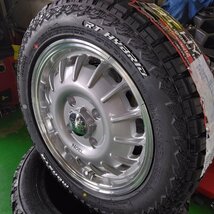 軽トラ 軽バン ハイゼット エヴリィ アトレー タイヤホイールセット MONSTA RT ハイブリッド 155/65R14 ホワイトレター 14インチ Noel_画像6