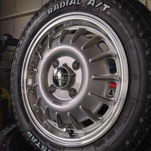 プロボックス タイヤホイールセット MUDSTAR Radial AT 175/65R14 ホワイトレター 14インチ Bounty NOEL