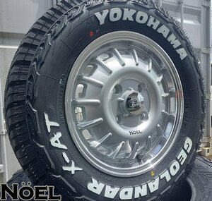 タウンエース ライトエース ヨコハマ XAT YOKOHAMA ジオランダー X-AT G016 165/80R14 ホワイトレター 14インチ タイヤホイールセット