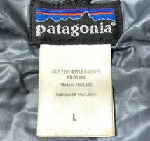 ● patagonia パタゴニア ● ロゴ ラベル 中綿入り ダブルジップ ダスパーカ ジャケット ブラック L_画像6