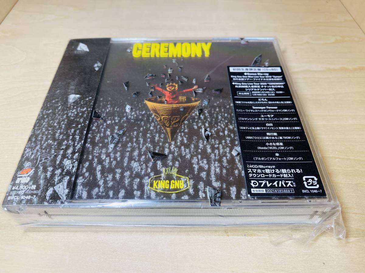 新品[KING GNU『Ceremony (初回盤Blu-ray付)』楽天ブックス限定 
