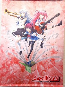 説明必読 ネコポス発送条件あり Angel Beats!　C87 5周年記念 販売　ゆり　かなで　ユイ 　B2サイズ　タペストリー