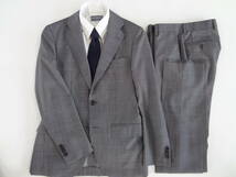 DRAGO ドラゴ　生地 ウール100％　suit スーツ　3シーズン　サイズ36　grey/チェック オンリー only 未使用品です_画像1