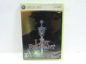 ■ XBOX360ソフト ラストレムナント 取扱説明書あり/スクエアエニックス/THE LAST REMNANT/送料180円 ■