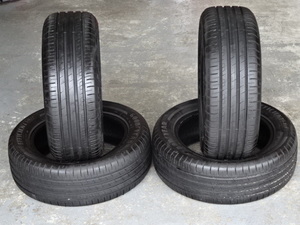 7.5分山グッドイヤーEFFICIENT GRIP PERFORMANCE205/55R16AOアウディ承認マーク付き中古4本アウディA1A3A4A6TTリーフアクセラアテンザ