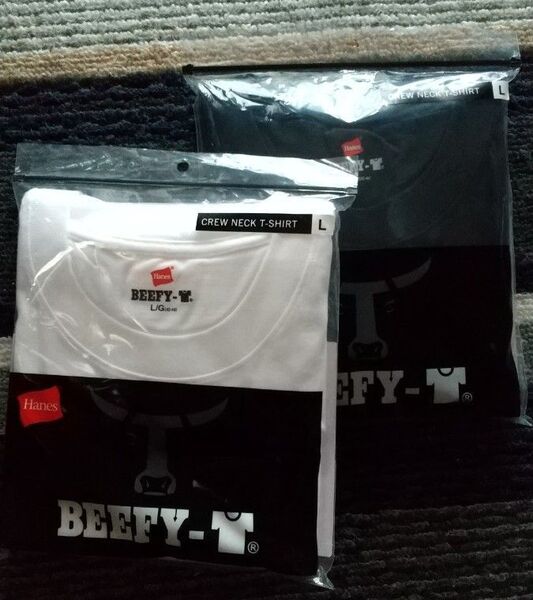 【2枚組】日本企画【Lサイズ】ヘインズ BEEFY-T ヘビーウエイト ビーフィー