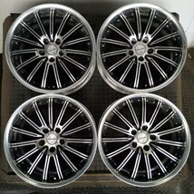 管理番号：S6-156【4本価格】【18x8J 5x114.3 ET+40 ハブ73】ワークWORK VARIANZA・クラウン マークX等・直接引取可能・下取り可能_画像1