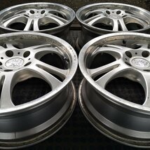 管理番号：S6-205【4本価格】【17x7J 5x114.3 ET+48 ハブ73】weds kranze ケルベロス・ノア ヴォクシー等・直接引取可能・下取り可能_画像2