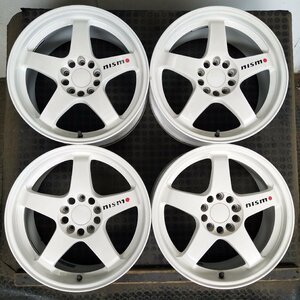 管理番号：S7-22【4本価格】【17x7.5J 5x114.3 ET+40 ハブ66】RAYS NISMO・シルビア スカイライン等・直接引取・下取り可能