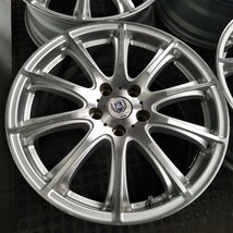 管理番号：S7-65【4本価格】【18x7.5J 5x114.3 ET+53 ハブ73.3】ワークWORK ARKLINE・ レヴォーグ ヴォクシー等・直接引取可能_画像6