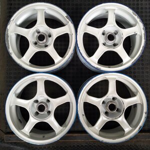 管理番号：S7-94【4本価額】【15x6.5J 4x100 ET+32 ハブ73】YOKOHAMA ADVAN Racing TC・ロードスター シビック等・・直接引取可能