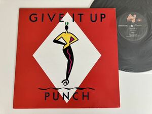 パンチ PUNCH / GIVE IT UP (Original,Radio,Inst) 日本盤12inch HI-TENSION/キャニオン C12Y0294 88年EUROBEAT,Hi-NRG,