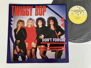 【希少オランダOri】TWIGGY BOP/Don't Forget(Extended,Inst,Extra Beats)12inch INJECTION DISCO 234.828 87年EURO DISCO,BIGヘア美ジャケ