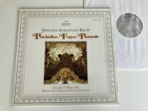 【独盤/盤美品】J.S.Bach / Praeludien・Fugen・Pastorale / Helmut Walcha GATEFOLD LP ARCHIV GERMANY 2533 160 ヘルムート・ヴァルヒャ