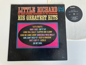 【65年US盤】Little Richard/HIS GREATEST HITS The Most Dynamic Entertainer Of The Generation EXODUS RECORD EX319 リトル・リチャード