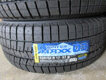 新品冬用+送料無料(条件付)4本set!! ダンロップ WM03 (2021) 225/55R17 アテンザ 10系 アルファード スバル XV フォレスター スカイライン _画像4