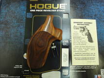 HOGUE Kフレーム ラウンド checker 19311 230727 木製 グリップ ホーグ M10 M19 M66 M500_画像1