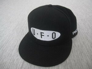 PKCZピーケーシーズUFO 6パネルベースボールキャップ黒バックススナップ　　Ottoボディ