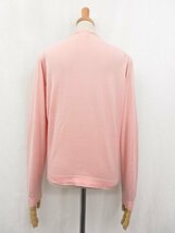 HH美品 【ジョンスメドレー JOHN SMEDLEY】 ハイゲージ 薄手 コットン素材 ニットカーディガン (レディース) sizeS ライトピンク●29LN4953_画像2