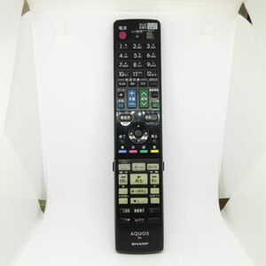 動作確認済み 純正 シャープ AQUOS アクオス テレビ TV用 リモコン GB017PA ◆BD-T510 BD-T1100 BD-T2100対応 スイッチ /E4 728-26