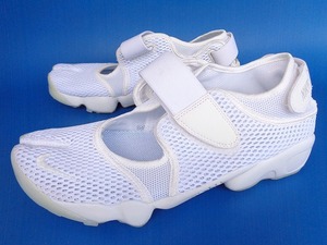 12762■新品 デッド タグ付き 16年製 NIKE AIR RIFT ナイキ エア リフト ウィメンズ ブリーズ 白 サンダル メッシュ 848386-100 29 cm